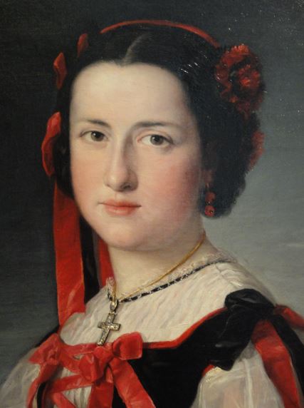 La infanta Luisa Fernanda de Borbón. Federico de Madrazo. 1847. Museo  Romántico.  Madrid.  Foto R.Puig