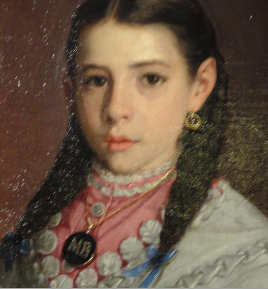 María Bosch. Federico de Madrazo. 1875. Museo  Romántico.  Madrid.  Foto R.Puig