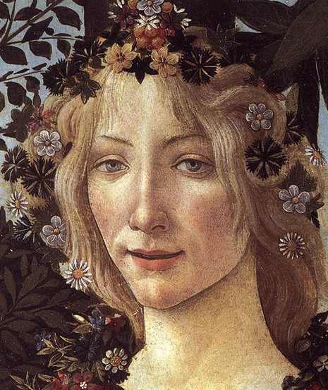 Boticelli. La Primavera. Detalle. Foto All Art