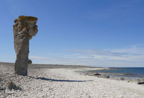 Costa de los raukar en Fårö. Foto R.Puig