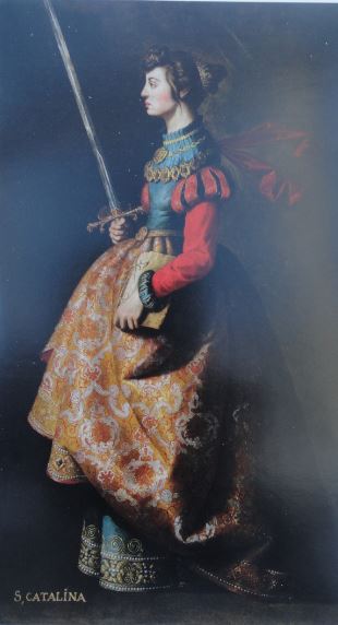 Santa Catalina de Alejandría. Zurbarán. Coleccion Masaveu