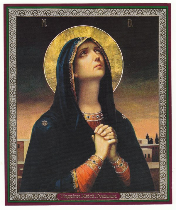 Tanguerea Maicii Domnului. Icono de Ireneo Protchenco.