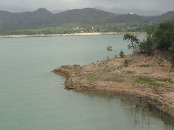 Embalse de Darnius en el Alto Ampurdán.  Foto R.Puig