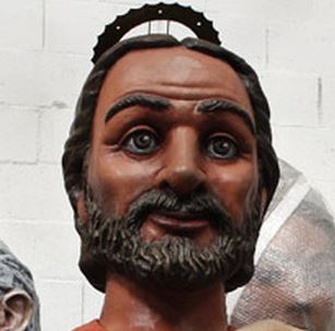 Gigante cabezudo de la  Feria de San Isidro de  Madrid