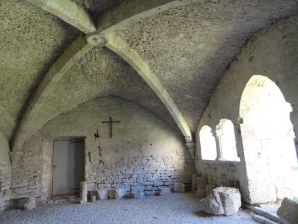 Interior del refectorio. Valcroissant. Foto R.Puig