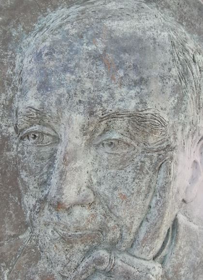 Oloron Sainte Marie. Memorial de Jules Supervielle. Detalle. Foto R.Puig