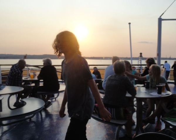 En el ferry. Foto R.Puig