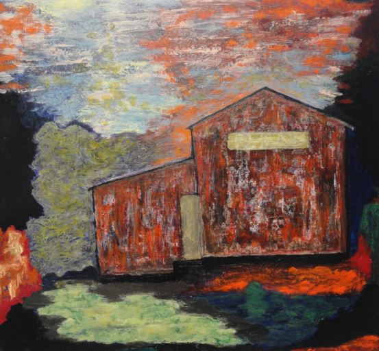 Rolf Hanson. Rumtomhus XIII. 1997. Óleo sobre tabla. Foto R.Puig