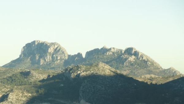 El Segaria desde la carretera de Vall de Ebo a Pego.  Foto M.Puig