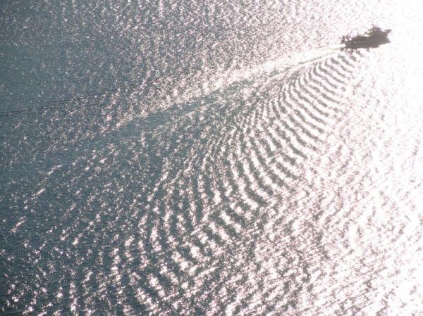 Pescadores de retorno. Foto R.Puig