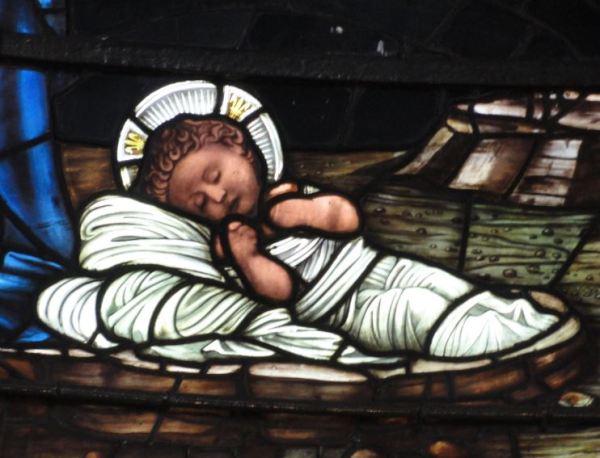 Birmingham. Detalle de una de las vidrieras de Edward Burne Jones en la catedral. Foto R.Puig