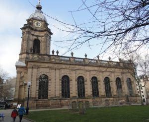 Birmingham. La catedral barroca del siglo XVIII.  Foto R.Puig