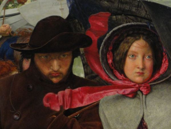 Ford Madox Brown. The last of England. Detalle. Birmingham Museum. Foto R.Puig