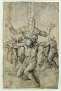 Pietà para Vittoria Colonna. Miguel Ángel.  1546