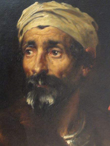 Frederick Leighton. Cabeza de árabe. 1857.Museo de Leicester. Foto R.Puig