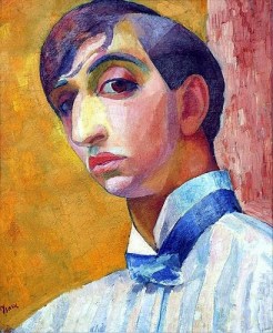 Autorretrato. Isaac Grünewald. 1912. Fuente Art Now and Then