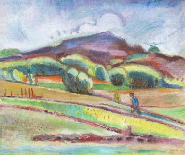 Bohuslän. Gösta Sandels. 1917. Óleo sobre lienzo