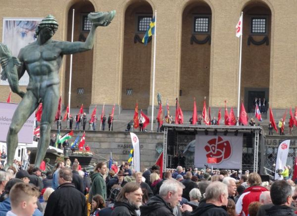 Primero de mayo. Gotemburgo.  Foto R.Puig