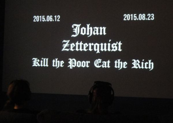 Kill the Poor Eat the Rich. Exposición de Johan Zetterquist. Foto R.Puig