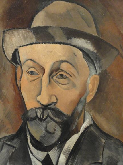 El marchante Clovis Sagot. Picasso. 1903. Oleo sobre lienzo. Detalle. Kunsthalle. Hamburgo. Foto R.Puig