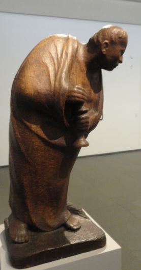 El solitario. Ernst Barlach. Roble. 1911. Foto R.Puig