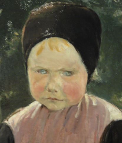 Eva. Max Liebermann. 1883. Oleo sobre lienzo. Detalle. Kunsthalle. Hamburgo. Foto R.Puig