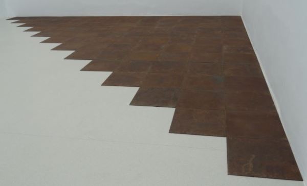 Carl Andre. Ferox. 1982. Acero corten. Foto R.Puig
