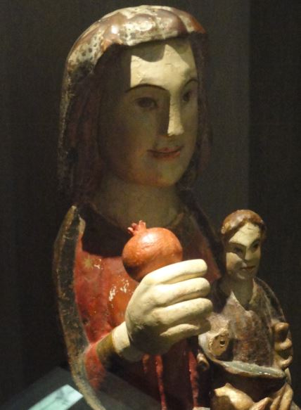 Virgen del Pueyo. Madera policromada. Acumuer. Huesca. s.XIII. Museo Catedralicio de Jaca. Foto R.Puig