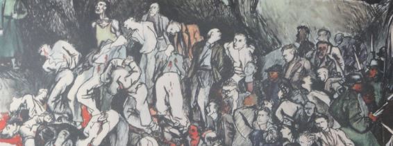 Guttuso. Dios esta con nosotros. 1944.Detalle. Colección particular