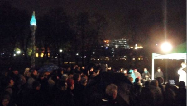 Recordando la Kristallnacht. Gotemburgo 9 de noviembre. Foto R.Puig