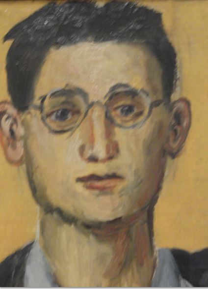 Andrzej Wróblewski. Autorretrato. Detalle. 1949. Foto R.Puig