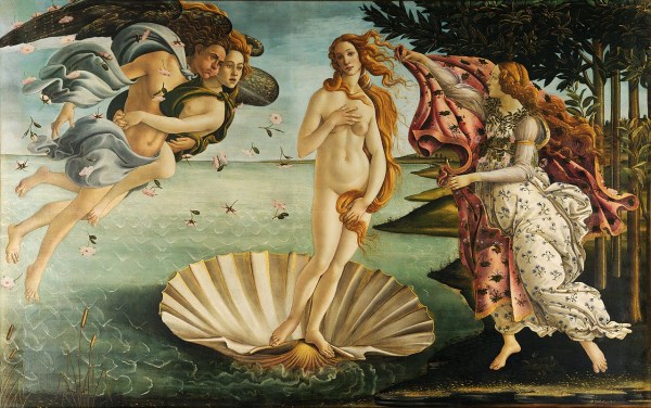 Boticelli. Nacimiento de Venus