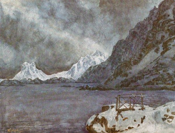 Dias de invierno en las islas Lofoten. Karl E.Harr. 1978