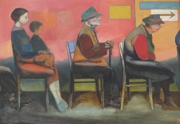 Wróblewski. Sala de espera I. Cola continua. 1956. Foto R.Puig