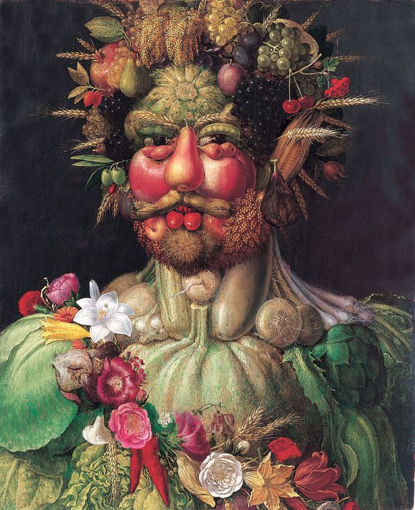 Rodolfo II como Vertumno. Arcimboldo. Skokloster Slott. Suecia
