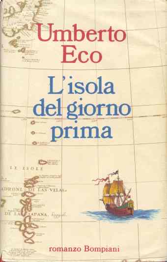 Umberto Eco. Portada de L'isola del giorno prima, 1994