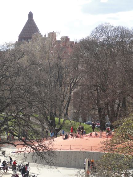 Museo Sven Harrys. El parque desde la terraza. Estocolmo. Foto R.Puig