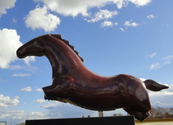 Ulla Kraitz. El caballo volador. 2014. Art Now. Museo Sven Harrys. Foto R.Puig.