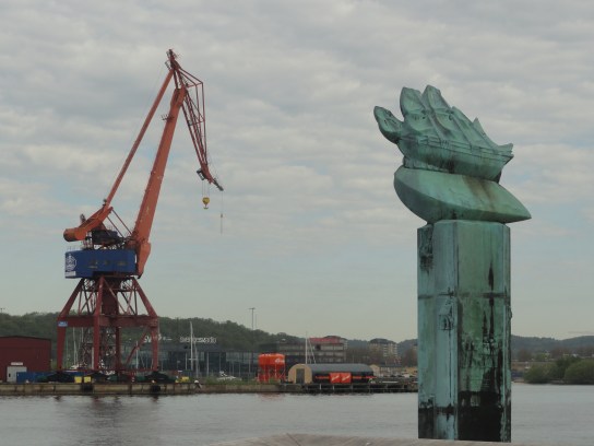 Carl Miles. Réplica del nonumento a la Nueva Suecia en Wilmington USA. 1938. Gotemburgo. Stenpiren. Foto R.Puig