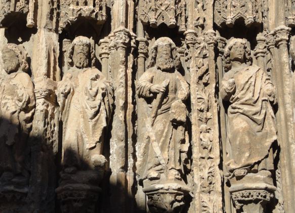 Requena. Del pórtico de Santa María. Foto R.Puig