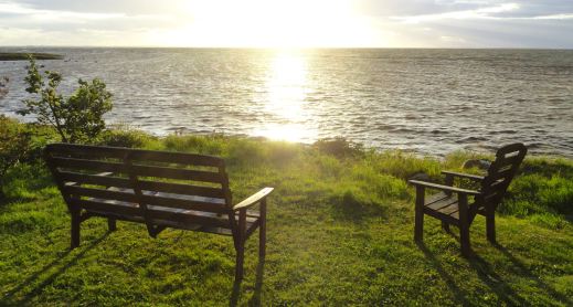 Puesta de sol en Barsebäck. Escania. Foto R. Puig