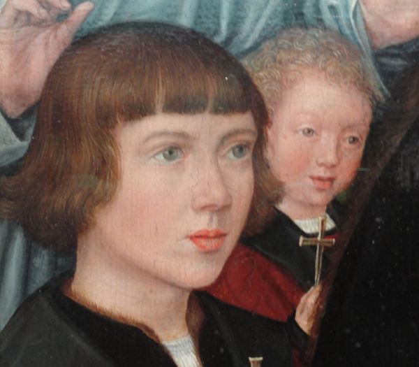 Gerhard Horenbout. Dos hijos de la familia Von Pottelsberghe. Foto R.Puig