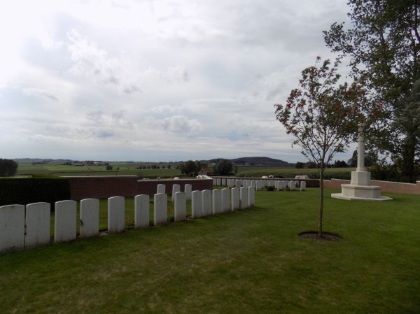 Cementerio militar británico de Wytschaete. Foto CWGC