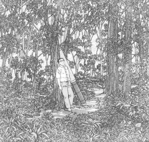 Jiro Taniguchi. L'homme qui marche.p.123