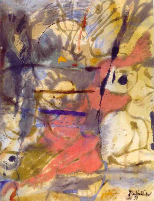 Europa. Helen Frankenthaler 1957. Helen Frankenthaler Foundation N.Y.