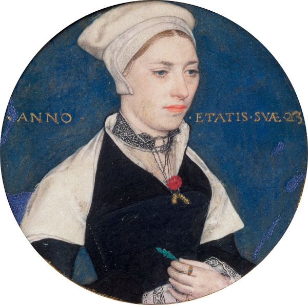 Jane Small a los 23 años por Hans Holbein. Victoria and Albert Museum