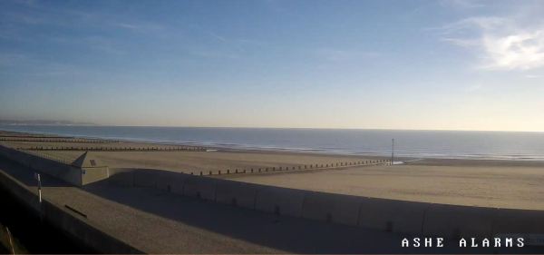 Las playas de Dymchurch. Fuente Ashe Alarms