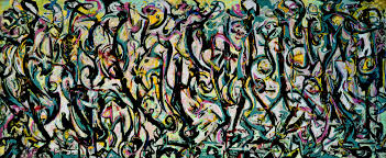 Mural. Jackson Pollock (242,9 x 603,9 cm,).1943. University of Iowa Museum