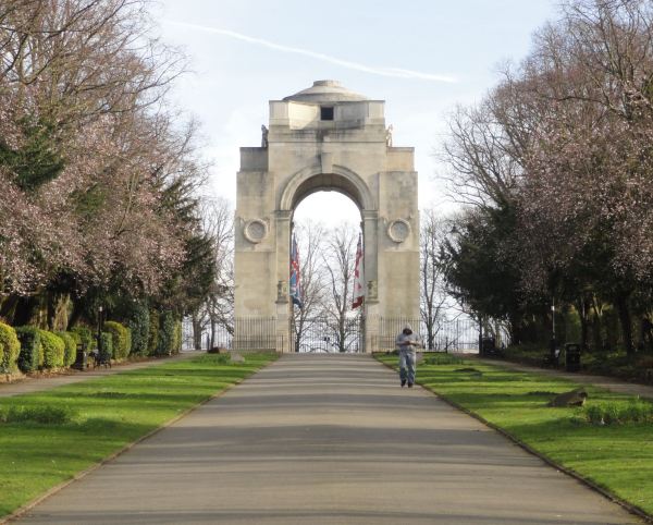 Campus de Leicester. Memorial de los caídos de las dos guerras mundiales. Foto R.Puig