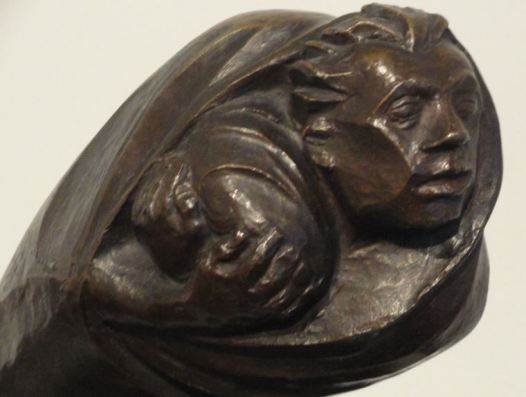 El refugiado. Detalle. Ernest Barlach Haus. Hamburgo. Foto R.Puig